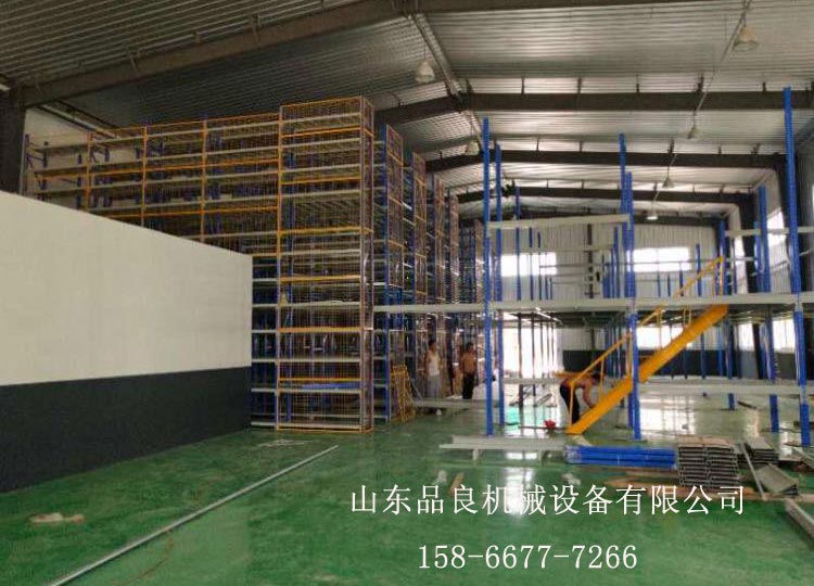 閣樓貨架安裝現(xiàn)場